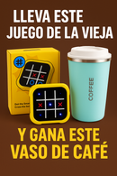 ¡Llévate 1 Juego de la Vieja electrónico y te regalamos un vaso de café!
