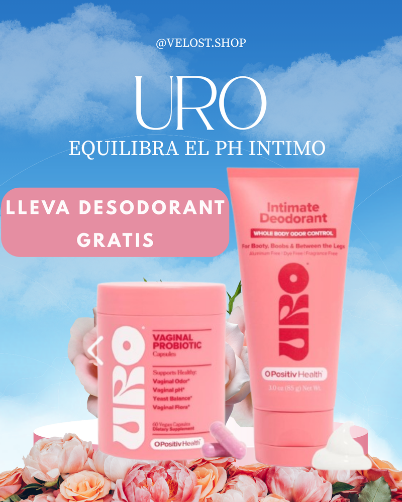 COMBO URO CAPSULAS + GEL INTIMO URO ¡TOTALMENTE GRATIS!